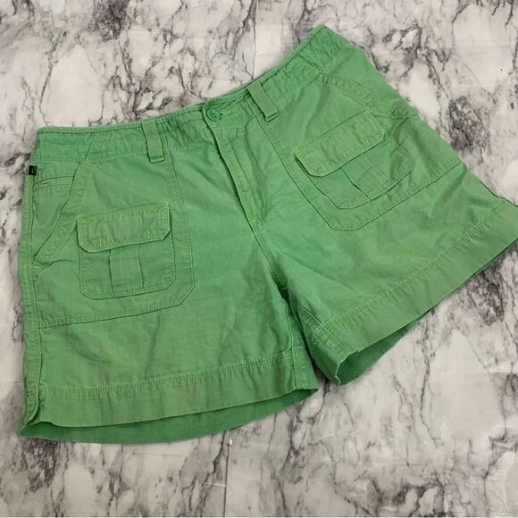 Ralph Lauren Polo Jeans 67 Green Shorts 100% Cotton size 10 - Picture 1 of 6